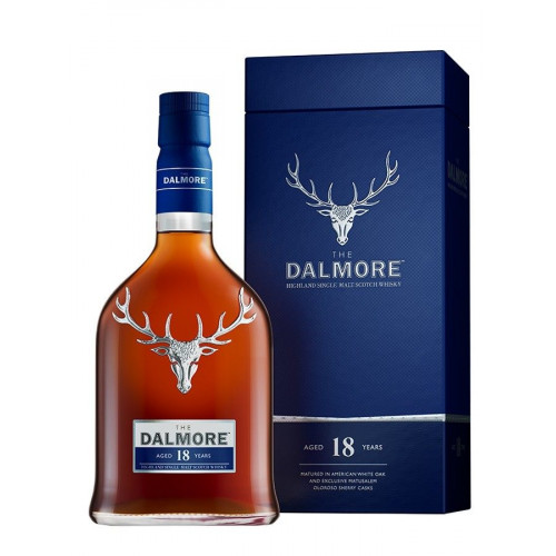 viskijs DALMORE 18 Years Old Highland Single Malt Scotch Whisky 43.0%