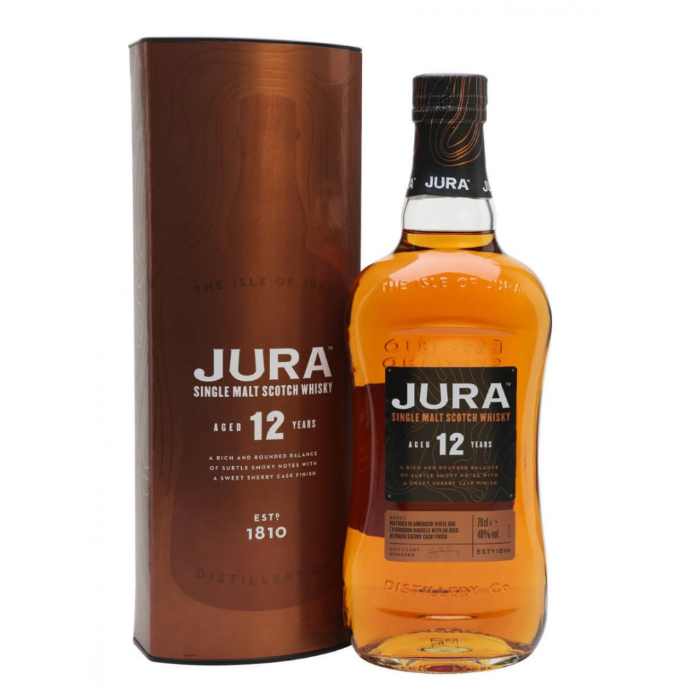 Viskijs Jura 12YO Single Malt 40% 