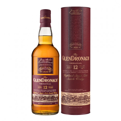 viskijs THE GLENDRONACH Original 12 Years Old Single Malt Whisky 43.0%