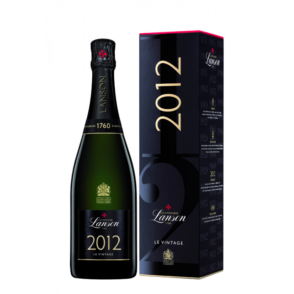 šampanietis LANSON Le Vintage Millésime Brut 12.5% 0.75L