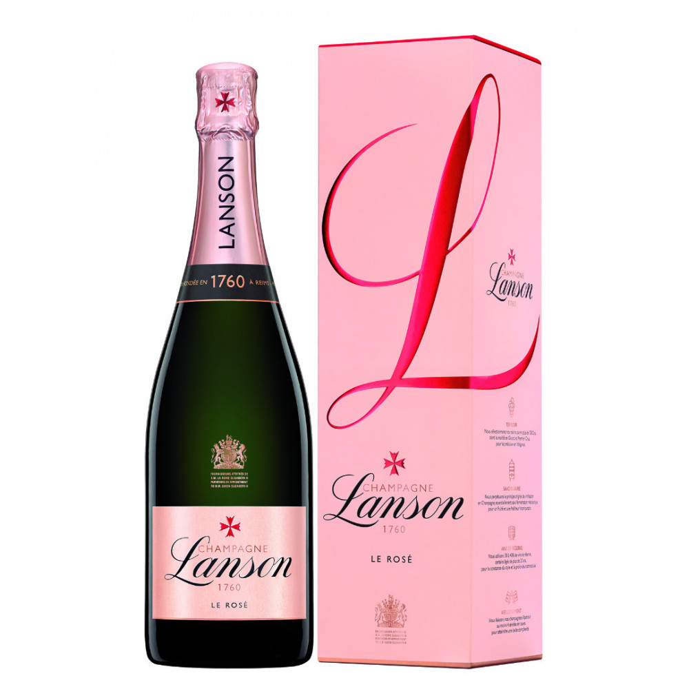 šampanietis LANSON Le Rosé Brut 12.5% 0.75L